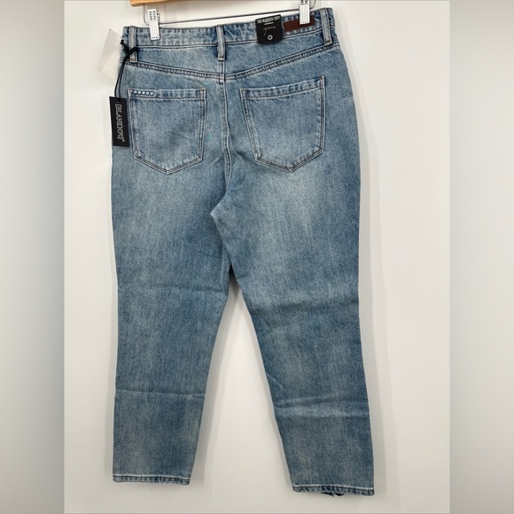 Blank NYC Madison Crop High-Rise Jeans in Double Agent Blue sz 28 - Picture 7 of 7